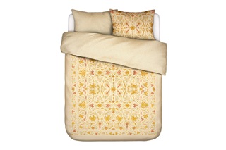 Picture of Vicia Yellow Straw duvet cover sateen