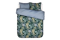 Leila Chambray Blue duvet cover sateen