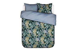Picture of Leila Chambray Blue duvet cover sateen