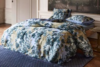 Leila Chambray Blue duvet cover sateen-2