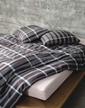 Thori Dark Navy duvet cover flannel 