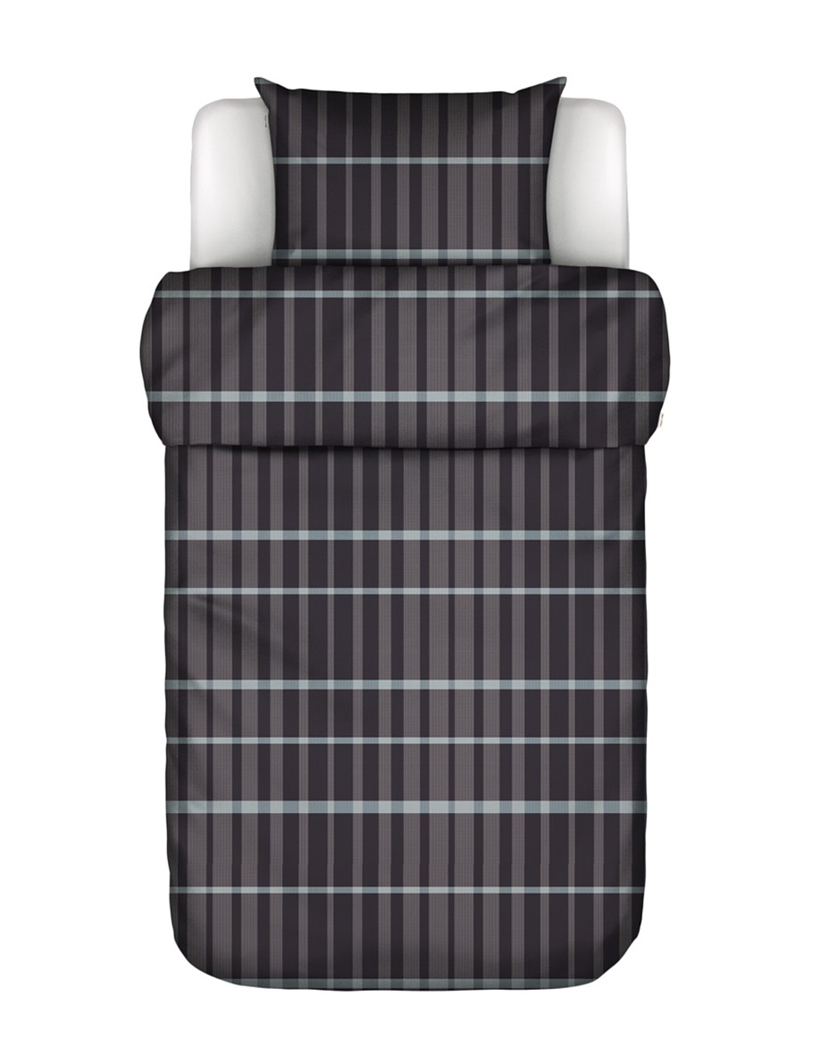 Thori Dark Navy duvet cover flannel 