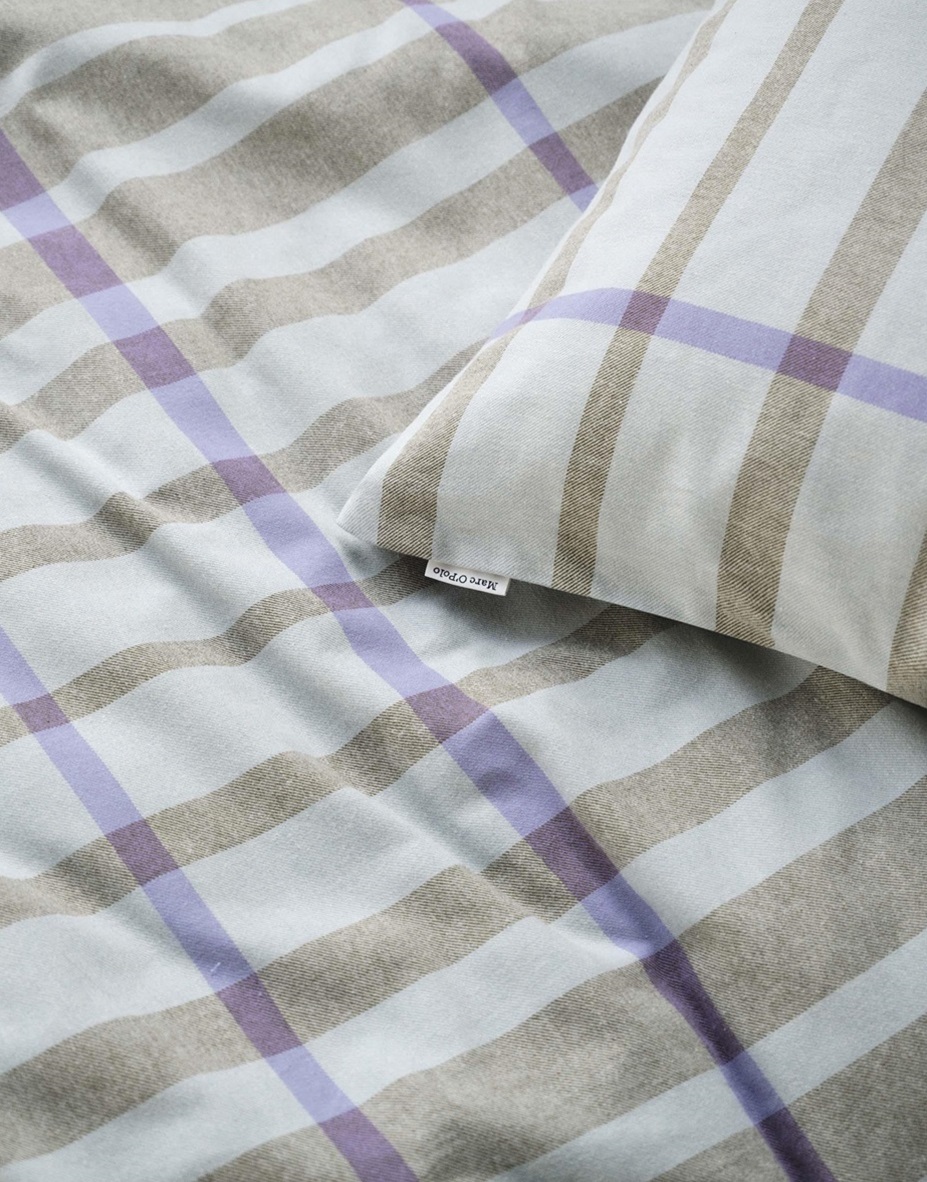 Thori Forest Green duvet cover flannel 