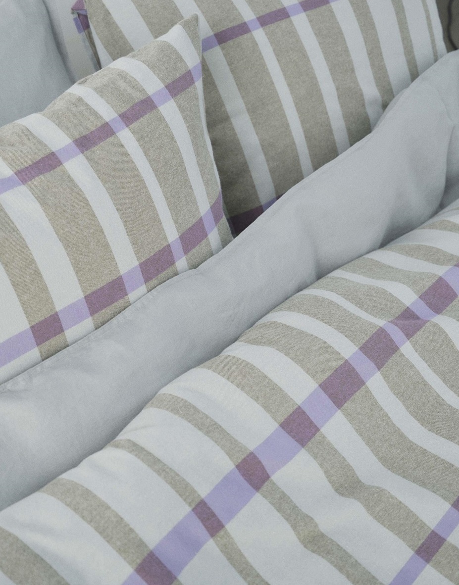 Thori Forest Green duvet cover flannel 