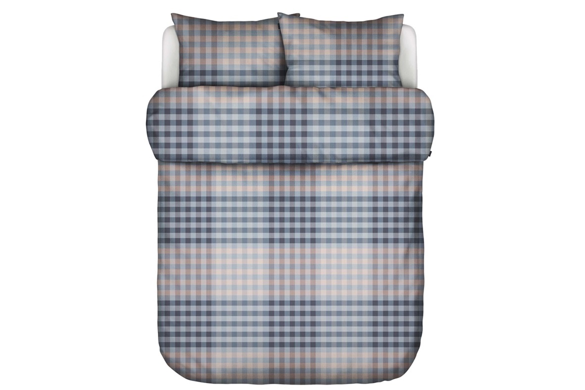 Klaudi Powder Blue duvet cover flannel 