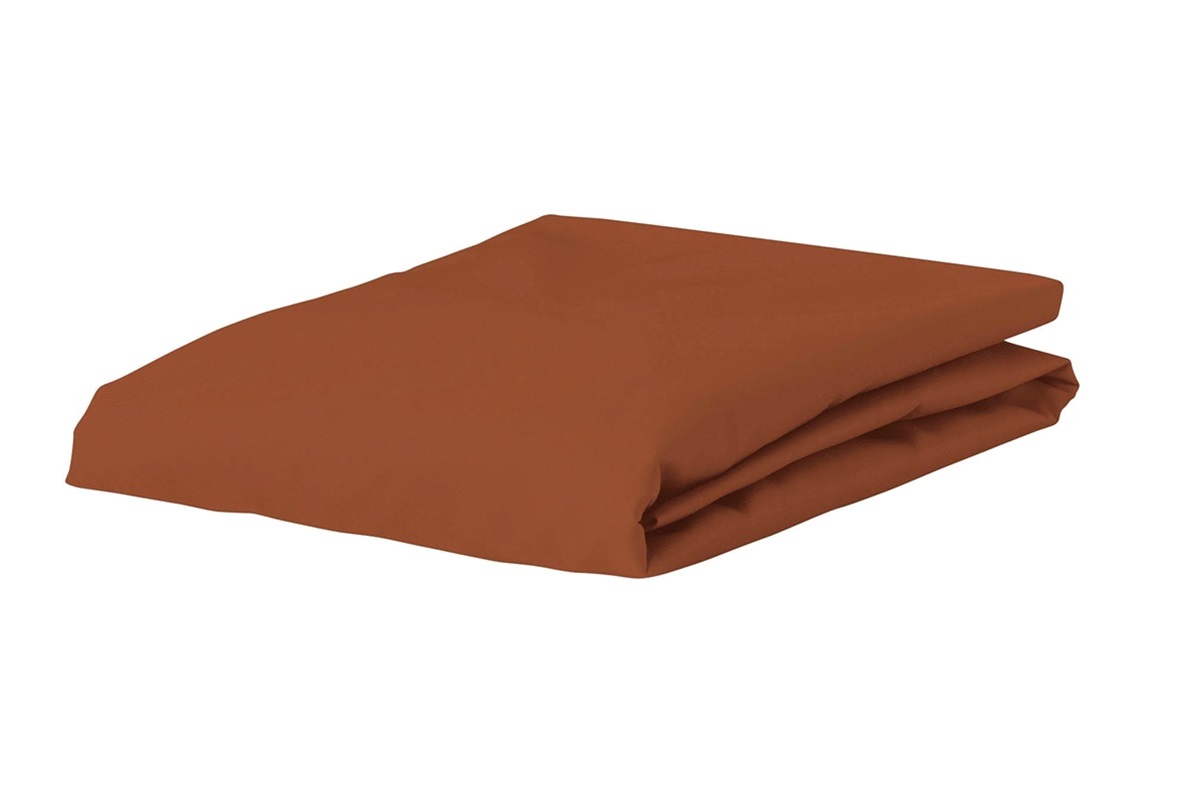Leather Brown fitted sheet jersey 
