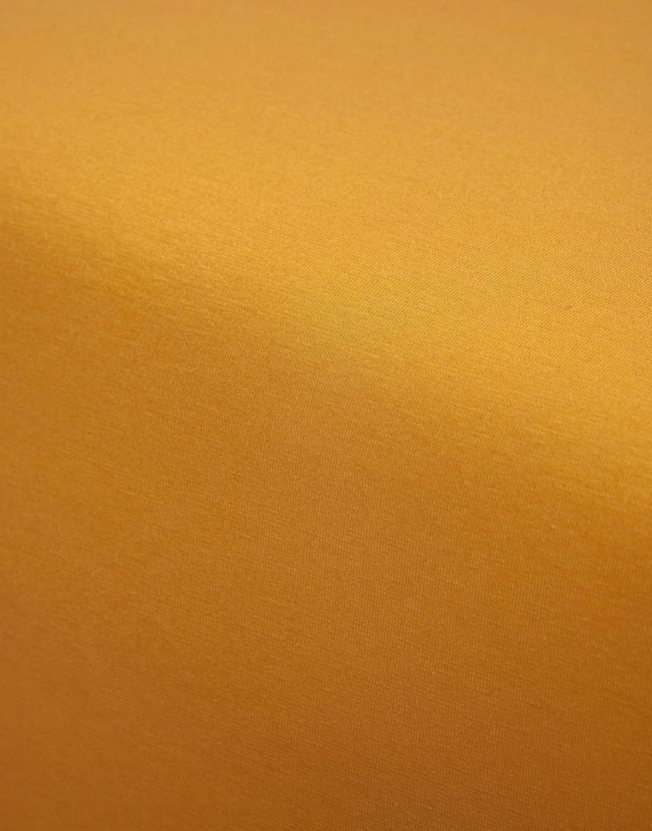 Mustard hoeslaken jersey 