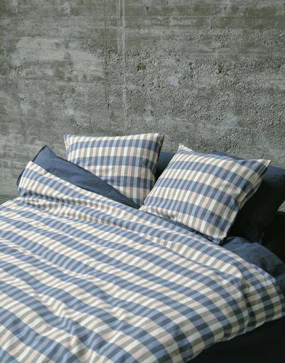 Hillan Forest Green duvet cover flannel 