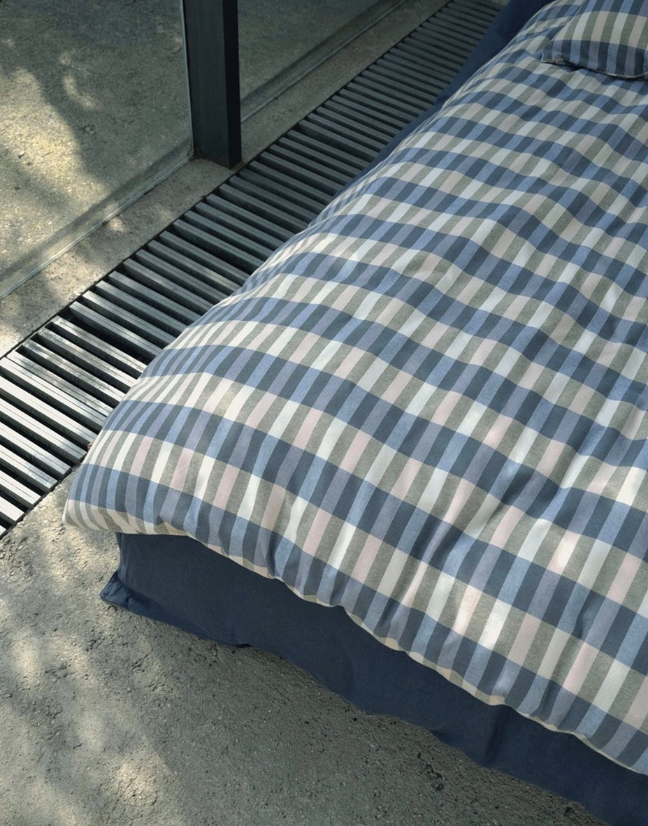 Hillan Forest Green duvet cover flannel 