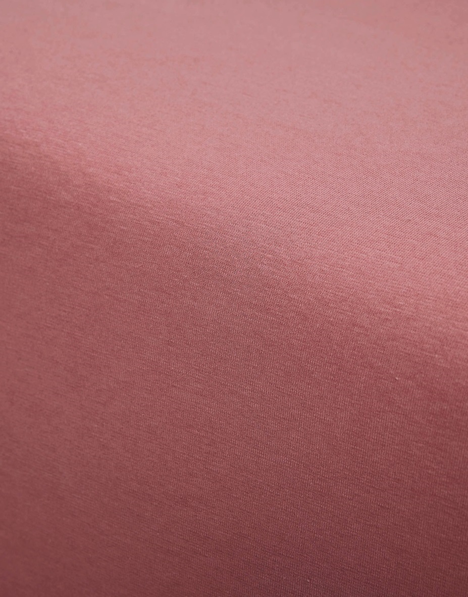 Dusty Rose fitted sheet jersey 