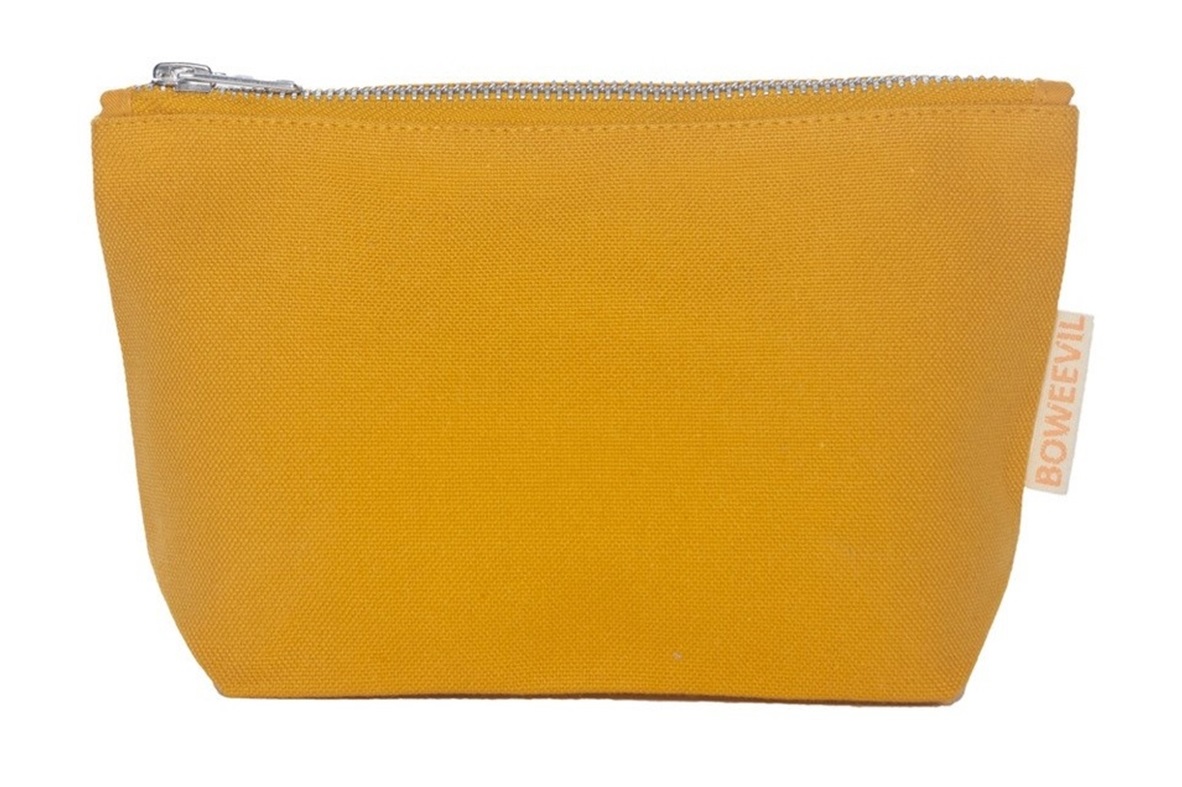 Goudgeel Make-up tasje klein/etui 