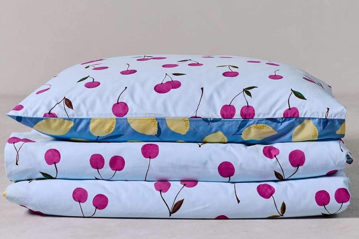 Zesty Cherry dekbedovertrek percal 