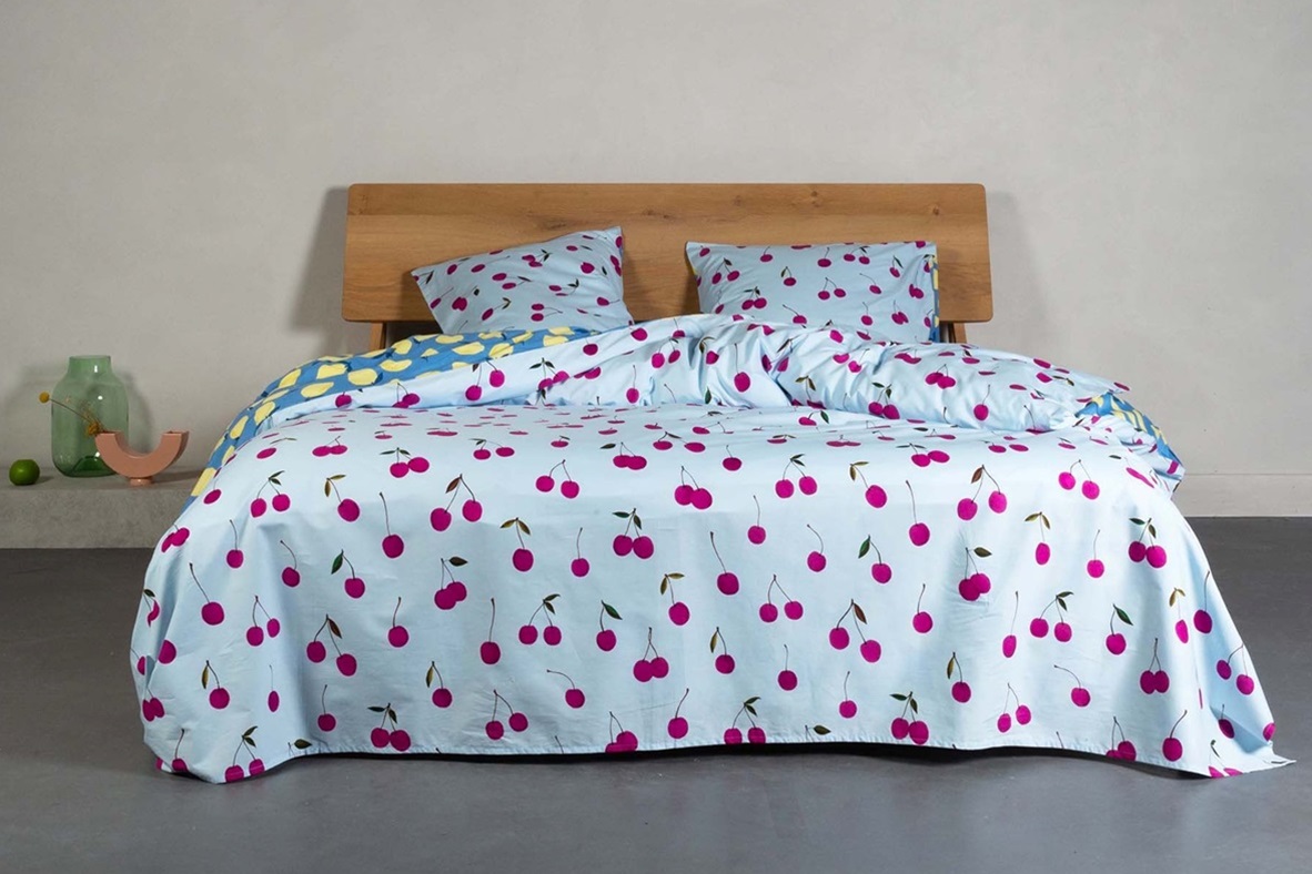 Zesty Cherry dekbedovertrek percal 