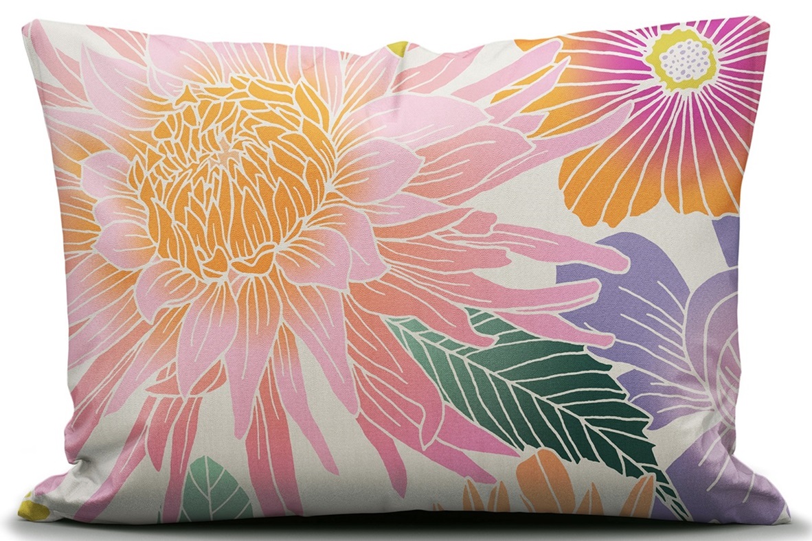 Flower Fling White dekbedovertrek percal 