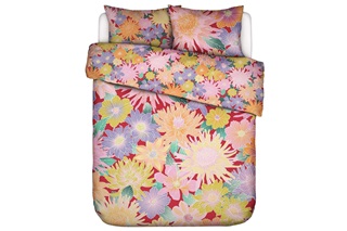 Picture of Flower Fling Red duvet cover percale
