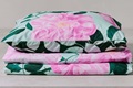 Bloom with a View Green duvet cover percale 