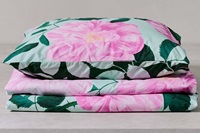 Bloom with a View Green duvet cover percale-2