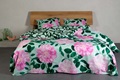 Bloom with a View Green duvet cover percale 