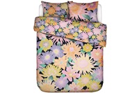 Flower Fling Black duvet cover percale