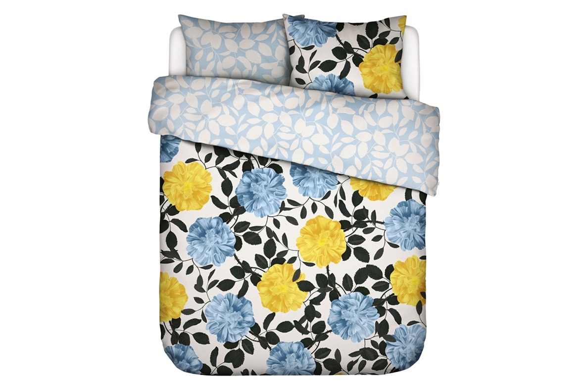 Bloom with a View White duvet cover percale 