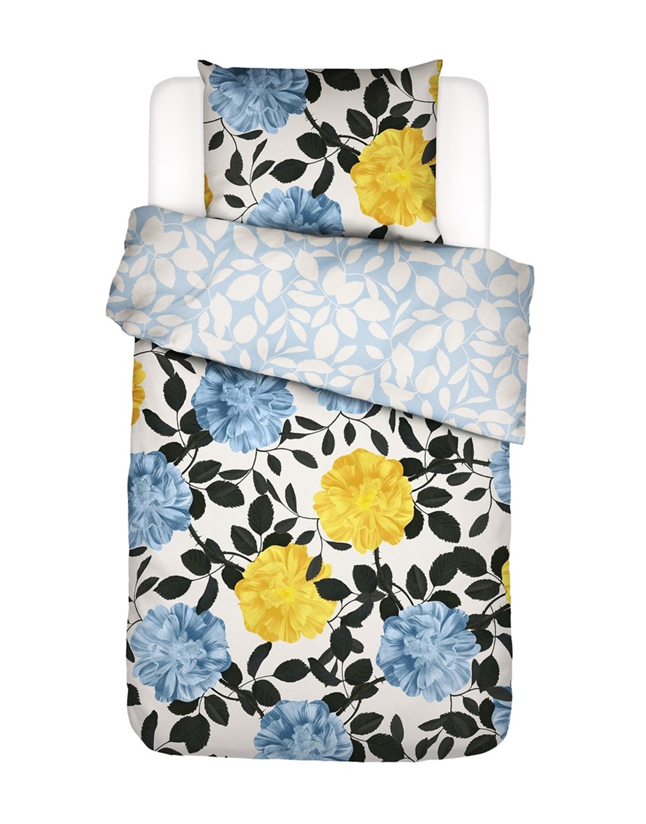 Bloom with a View White duvet cover percale 