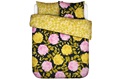 Bloom with a View Black duvet cover percale 