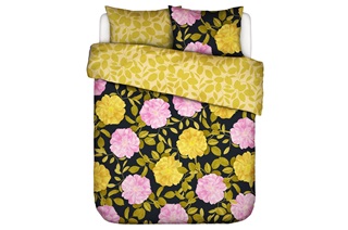 Picture of Bloom with a View Black duvet cover percale