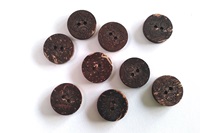 Coconut buttons 20mm with decoration