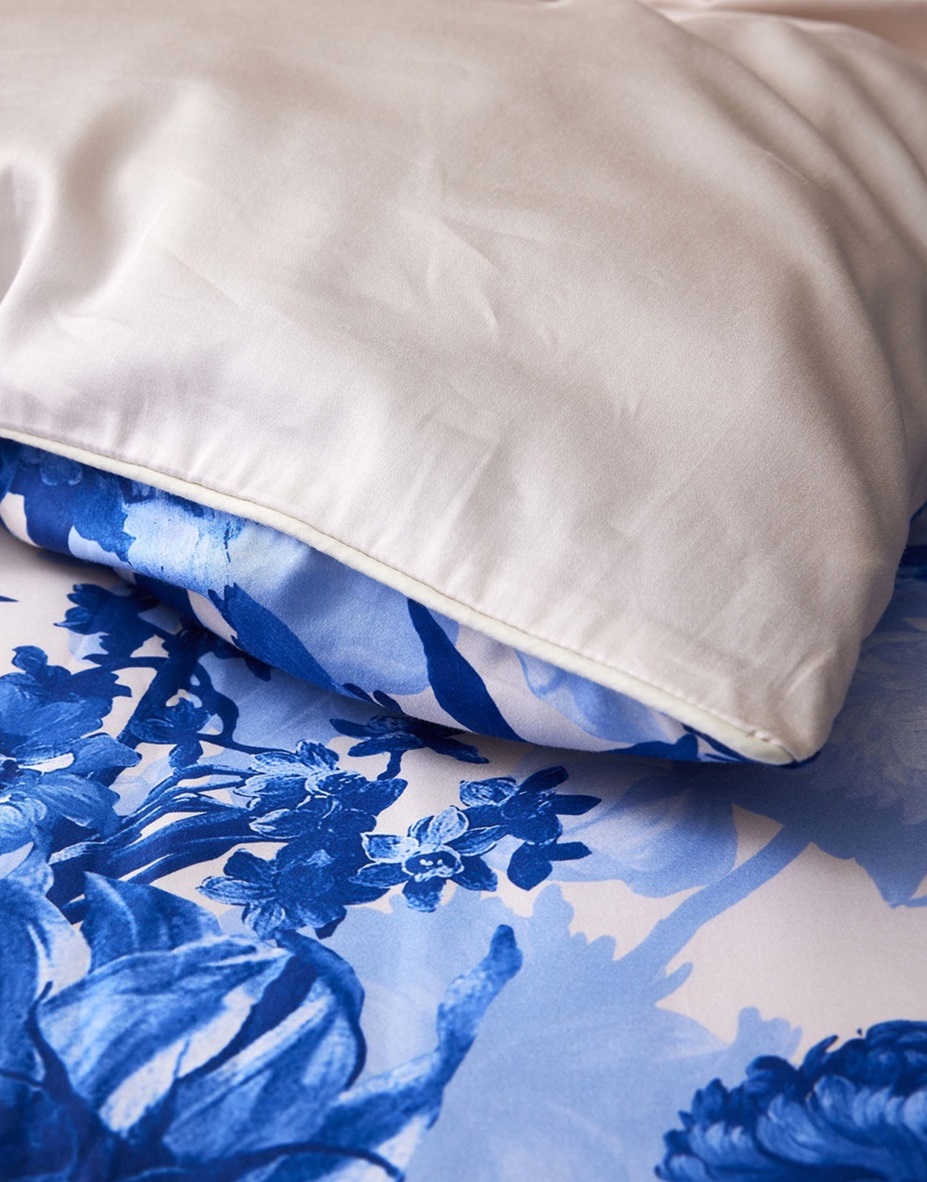 Leila Vanilla dekbedovertrek satijn 