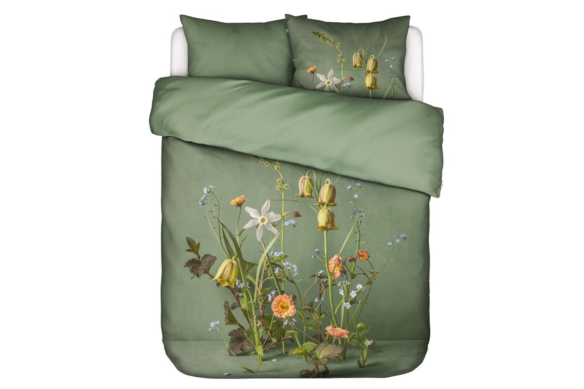 Ficaria Greenish duvet cover sateen 