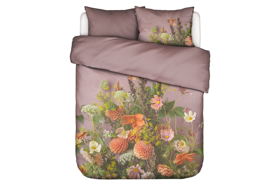 Phaea Woodrose dekbedovertrek satijn 