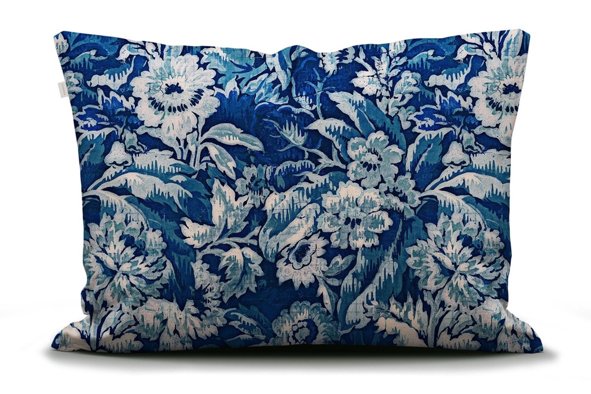 Yfke Cobalt Blue dekbedovertrek satijn 