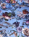 Isabella Azur Blue duvet cover sateen 