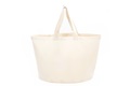 Naturel strand/yoga tas - heavy canvas 