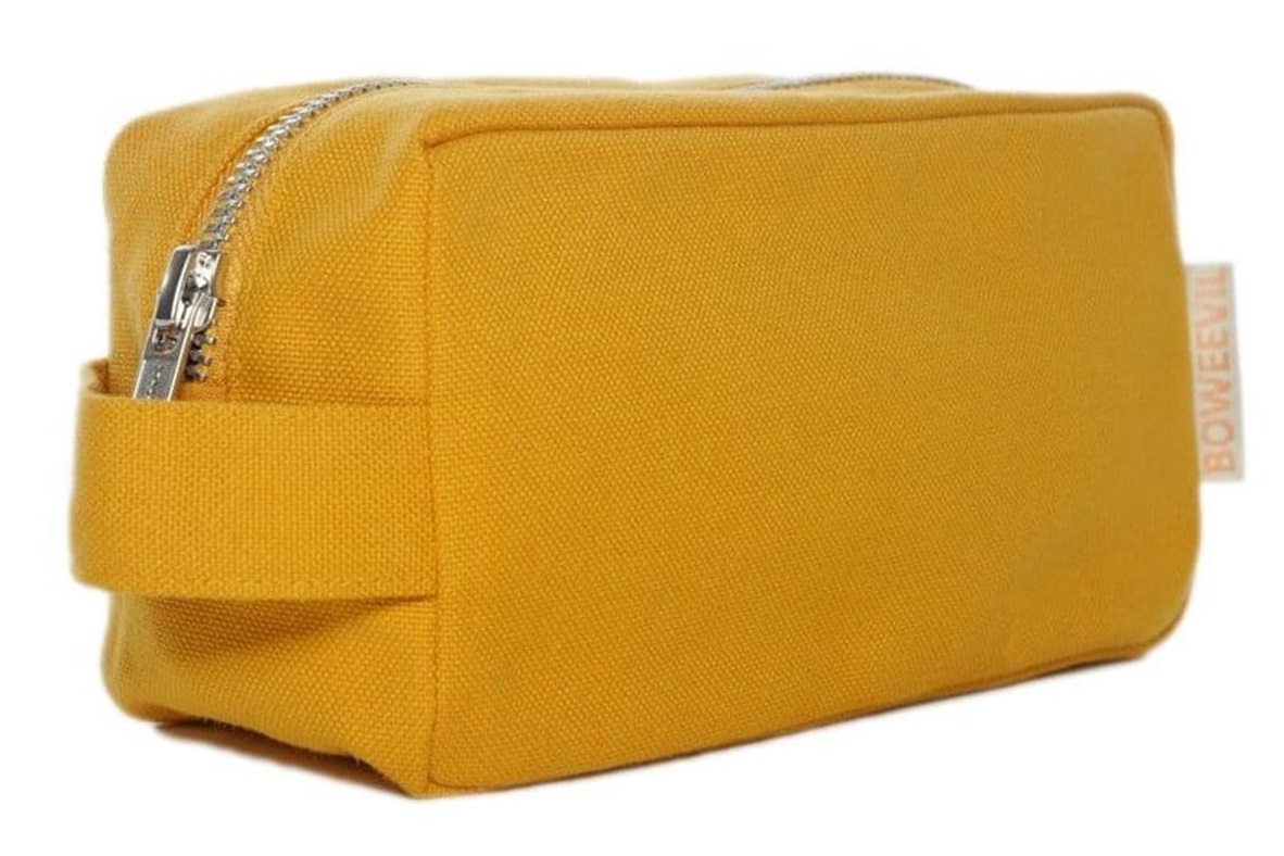 Goudgeel Make-up tasje rechthoek - Small 