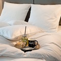 White pillowcase sateen  Tioba
