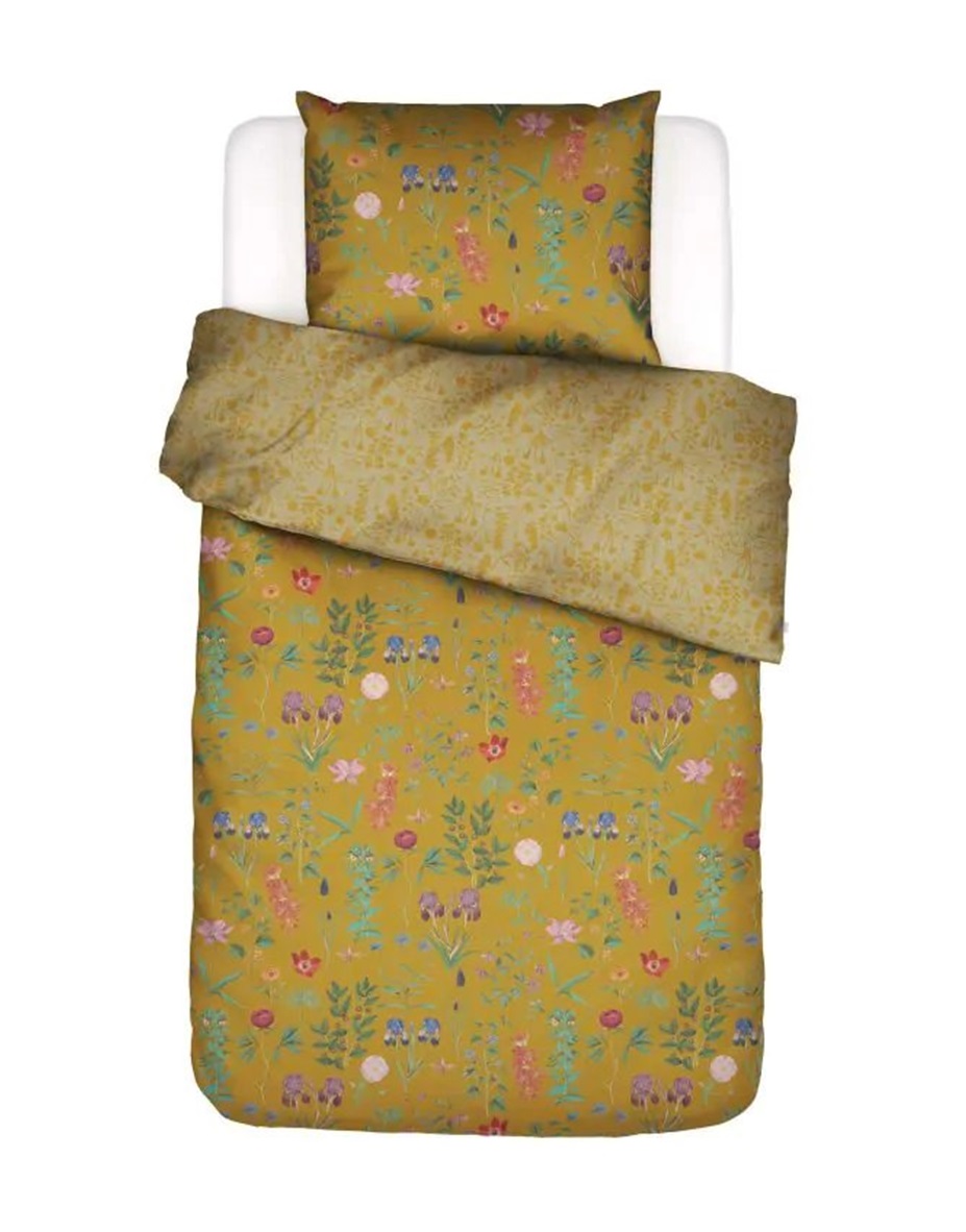 Marigold Flower ochre Duvet cover 