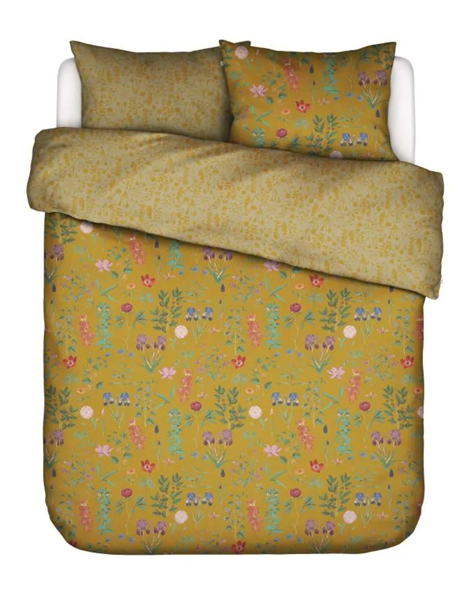 Marigold Flower ochre Duvet cover 