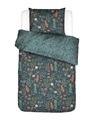Marigold Flower slate grey Dekbedovertrekset katoen satijn 
